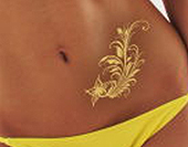 Temporary Hip Tattoo